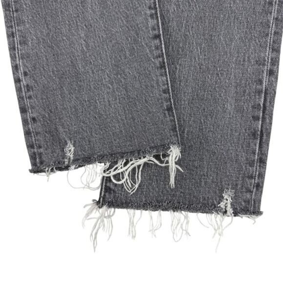 Levi's Wedgie StraIght Fit Jean In Cabo Smoke Grey Size 24 X 26 - Picture 8 of 9